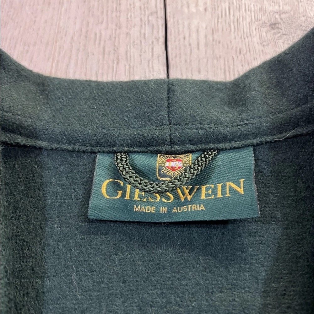 Giesswein Wool Jacket Women’s Green Blazer Size U.S. 6 - Picture 3 of 9